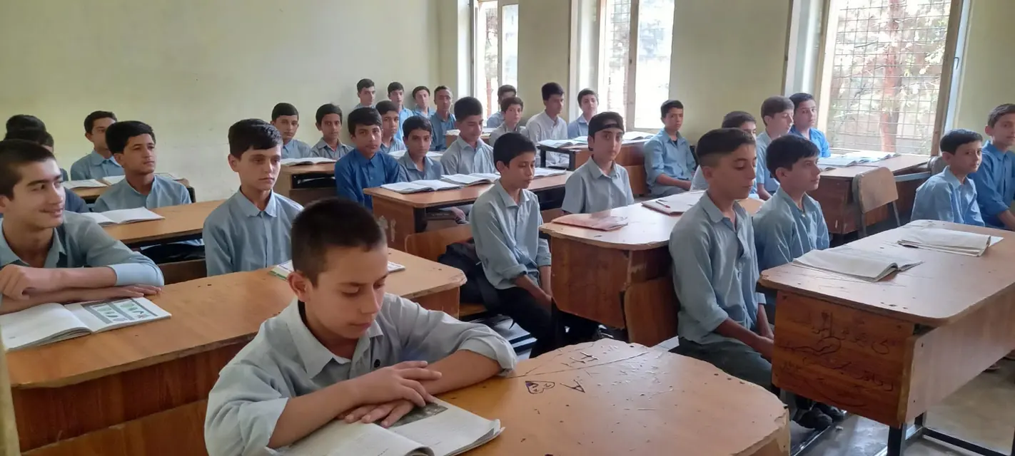 Students in a classroom