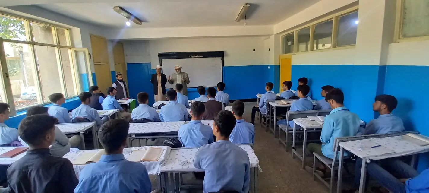 Students in a classroom